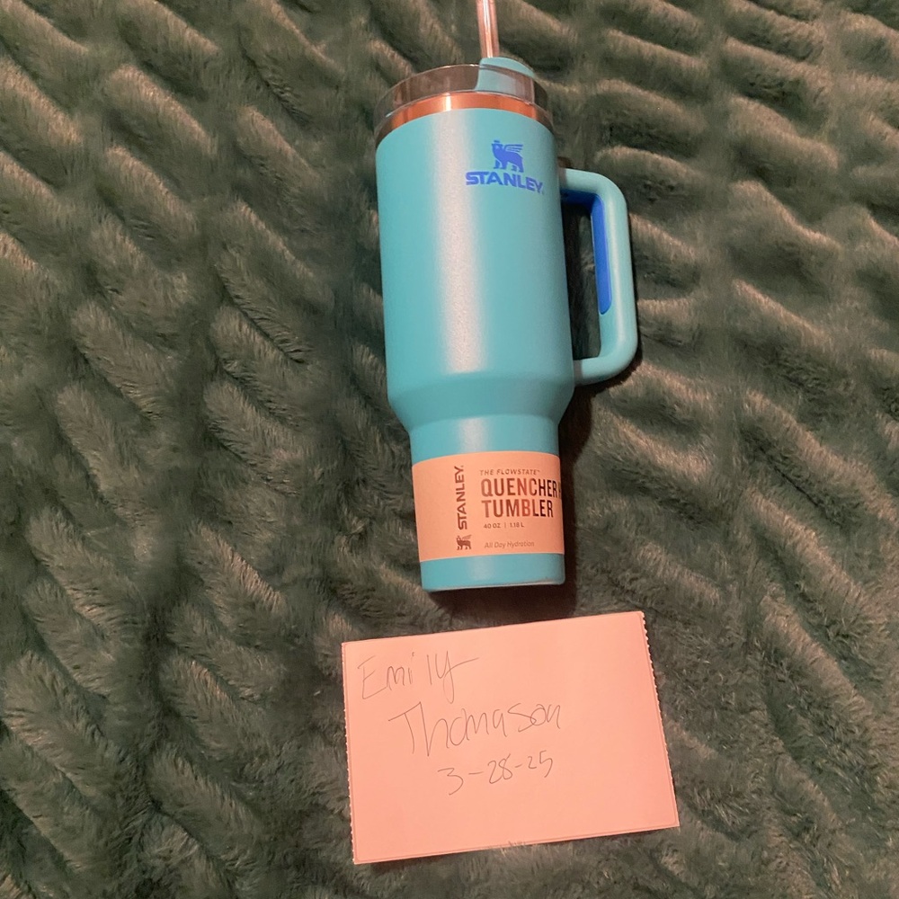 Stanley Blue Quencher Tumbler 40oz